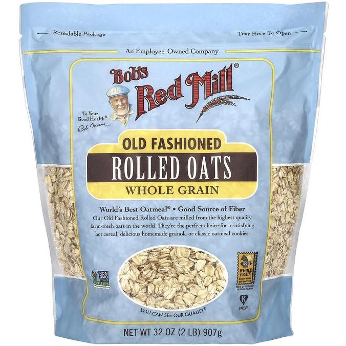 

Bob's Red Mill, Old Fashioned Rolled Oats, Whole Grain, 32 oz (907 g)