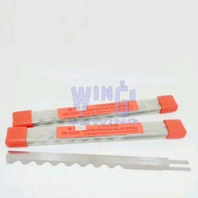 Mata Pisau Gelombang Mesin Potong Kain Km