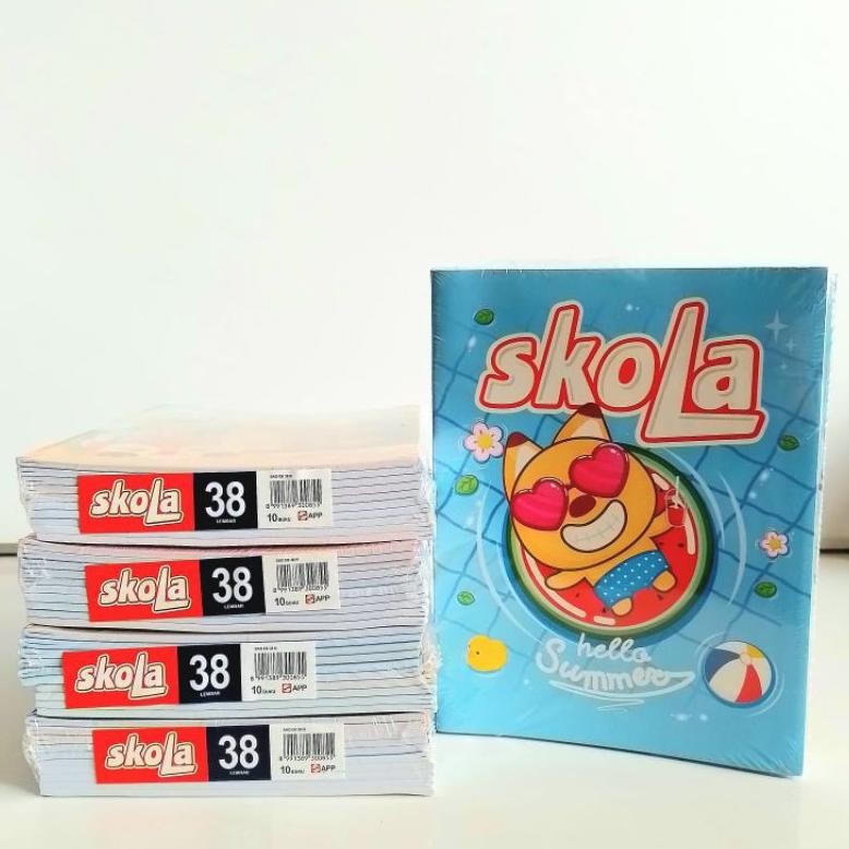 

Buku Tulis Skola 38 Lembar Karakter ( Pak 10 Buku ) [ Original ]