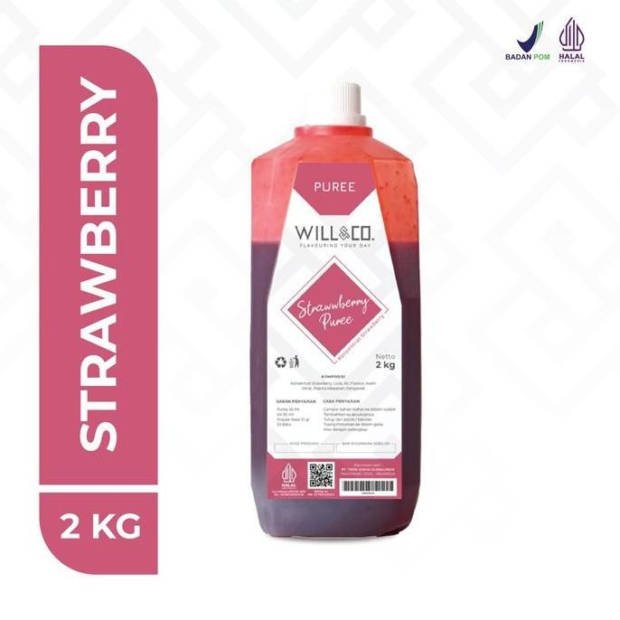 

Strawberry Puree Smoothies Will&Co 2Liter
