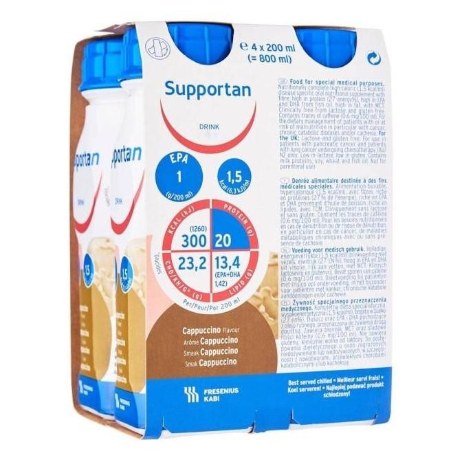 

Fresubin Supportan - Cappuccino (4-pack) 4 X 200ML