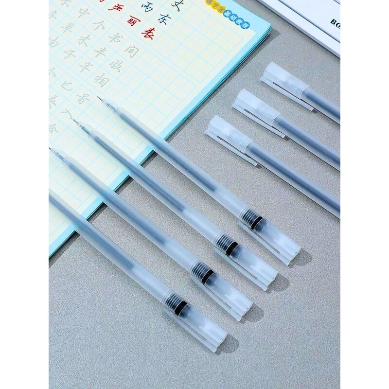

Pulpen Gel 1 pcs Transparan Doff 0,5 mm Alat Tulis Sekolah ATK