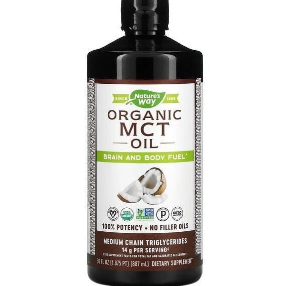 Nature's Way Organic MCT Oil 887ml