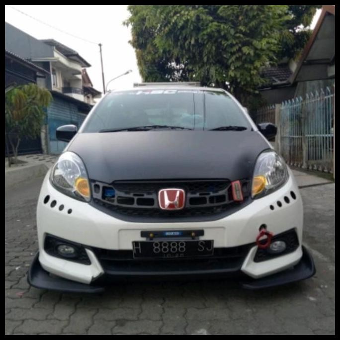 HOT DEAL VARIASI BEMPER MOBIL BRIO WINGLET LIPS DEPAN MOBIL 