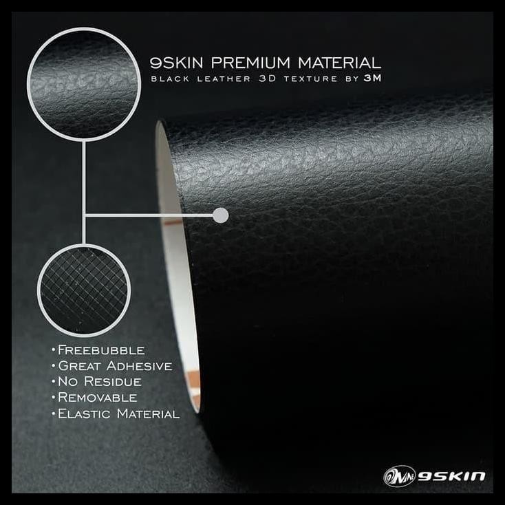 TERMURAH GARSKIN ASUS ZENBOOK FLIP S 3M BLACK LEATHER FRONT 