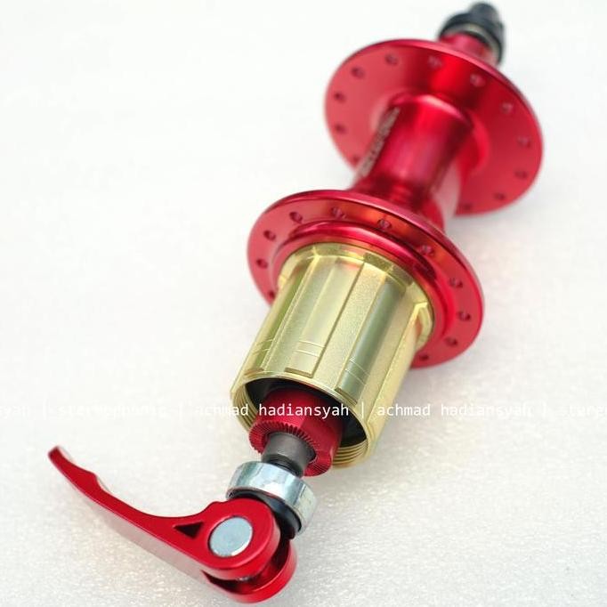 ONLY FreeHub RAZE OLD 130mm 28 Hole Bearing FreeHub 28H OLD 130mm RED