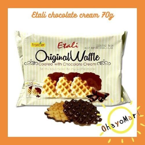 

FM Etali Original Waffle coated chocolate cream / Wafel krim cokelat 70g