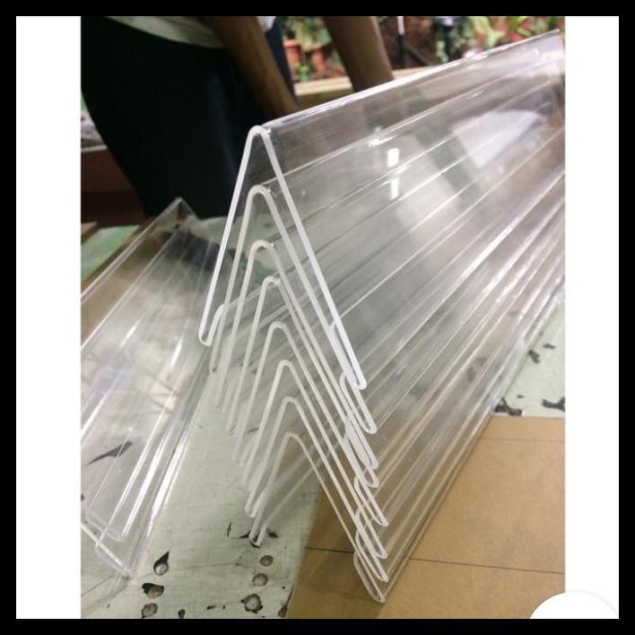 

HOT DEAL ACRYLIC AKRILIK 20CM SEGITIGA MEJA TENT CARD !!!