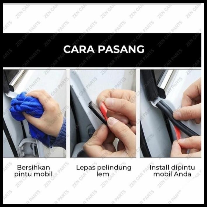 TERBARU LIST PINTU KARET 5M LIST PINTU MOBIL STRIP RUBBER TOYOTA HIACE 