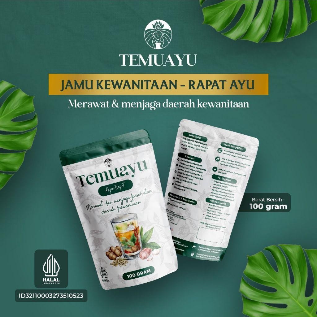 

FM TEMUAYU - Minuman Jamu Ayu Rapet - Herbal Instan untuk Membantu Merawat dan Menjaga Kesehatan Daerah Kewanitaan