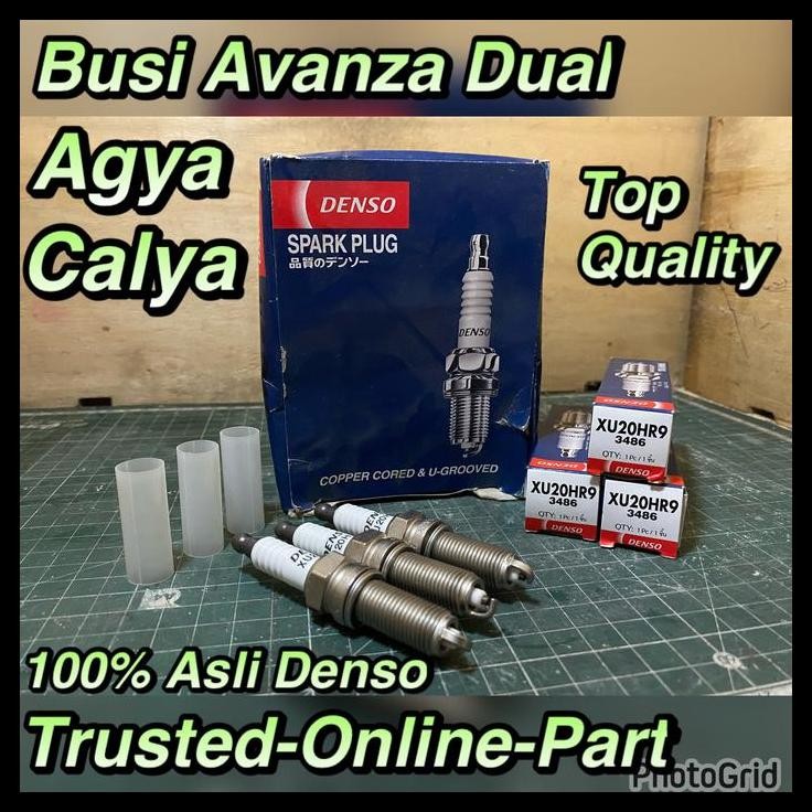 HOT DEAL BUSI AVANZA TERIOS YARIS VIOS  DUAL VVTI SIGRA CALYA 100% ASLI DENSO 