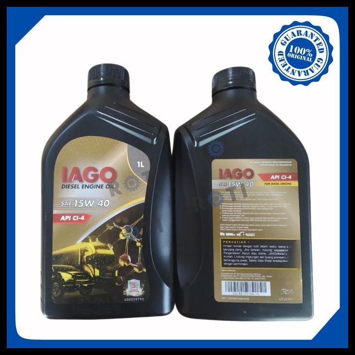 TERMURAH ISUZU IAGO OLI MESIN DIESEL 15W-40 CI-4(12X1L) ORIGINAL 