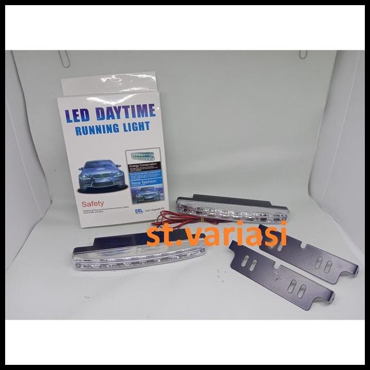 TERMURAH LAMPU LED DRL 8 LED RUNNING LIGHT MOBIL MOBILIO RS 