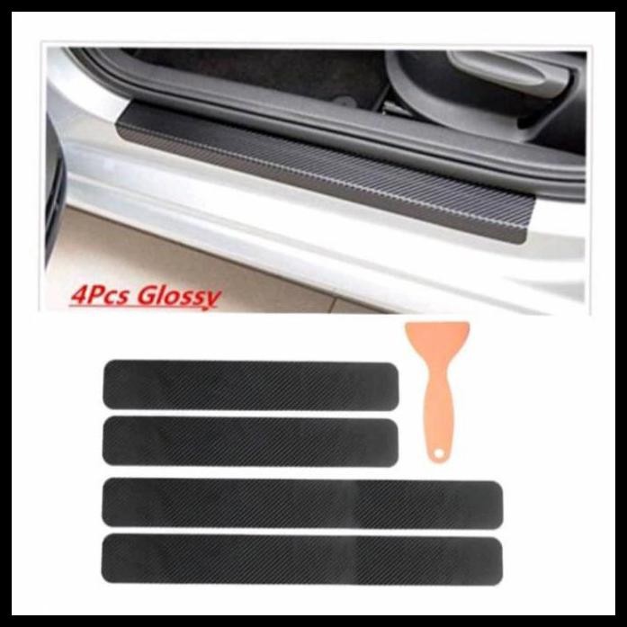 DISKON SILLPLATE SAMPING MOBIL APV/APV ARENA SILL PLATE STICKER CARBON 