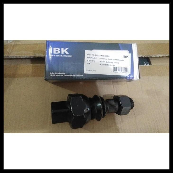 TERBARU BAUT RODA HUB BOLT TRUK CANTER PS110 PS125 BELAKANG KANAN IBK 