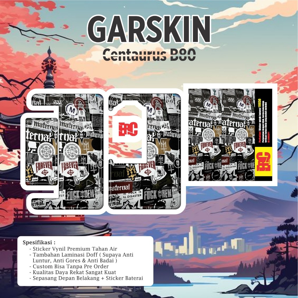 

*Premium Quality* Er Concept Centaurus B80 04 Garskin Custom Stiker Maxdecal Bkn Case COD