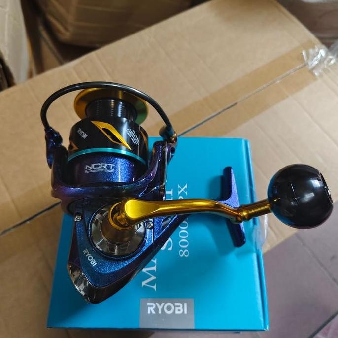 reel ryobi maturity II 8000 type sw bunglon power handel reel laut