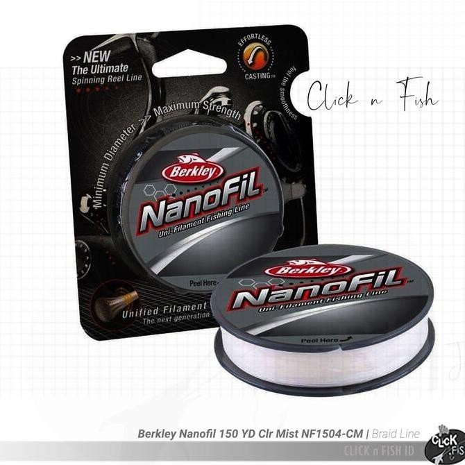 Senar Berkley NANOFIL 150YD / 137 Clear Mist NF150 | 4 6 10 12 14 17lb