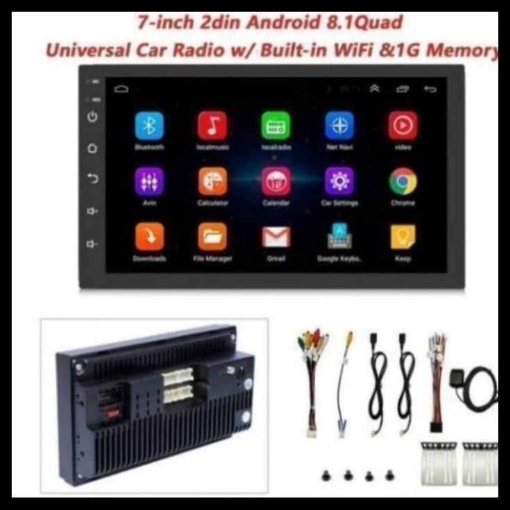 DISKON HEAD UNIT DOUBLE DIN 7" INCH TAPE MOBIL GRAND MAX/LUXIO ANDROID GPS 