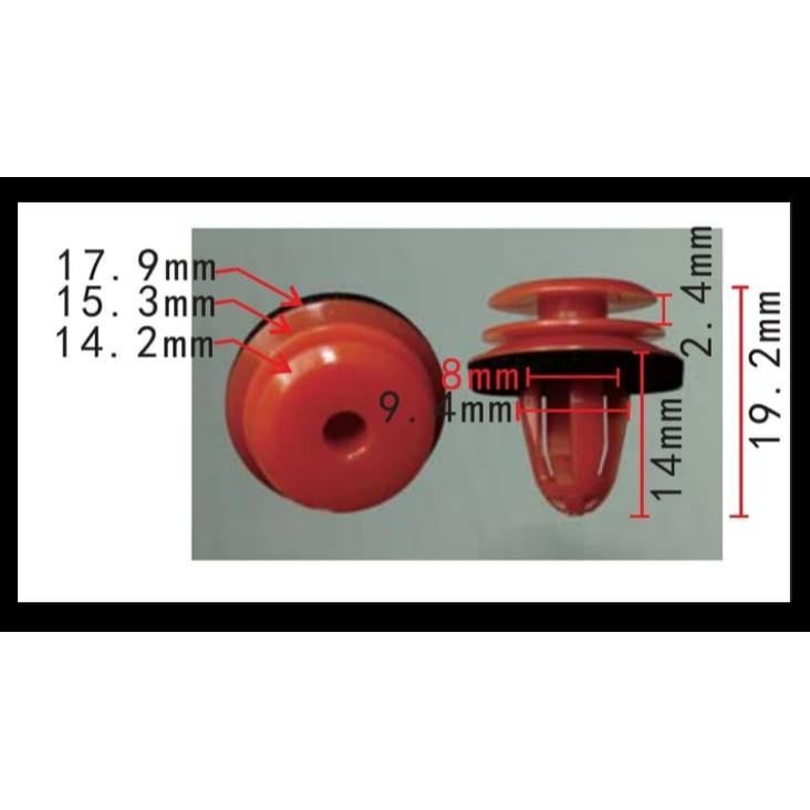 GRATIS ONGKIR KLIP KANCING DOOR TRIM MOBIL BMW F10 07146962771 -SFFT- 