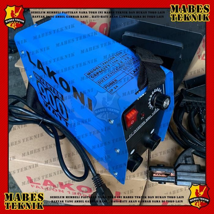 Mesin Las Listrik Lakoni Falcon 120 E / 120E - Trafo Las 900 Watt 120A Original Dan Terpercaya