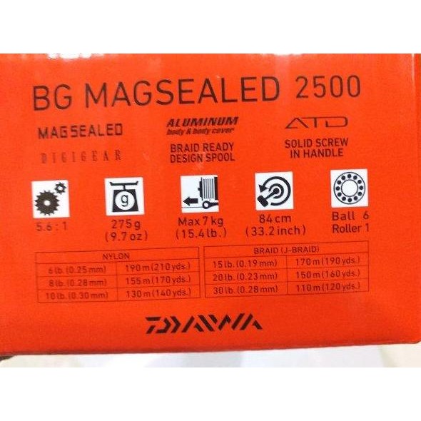 Reel Daiwa BG Magsealed 2500
