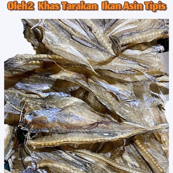 

termurah Ikan Asin tipis kalimantan khas Tarakan ikan kering kerupuk ikan papeja oleh2 asli Tarakan