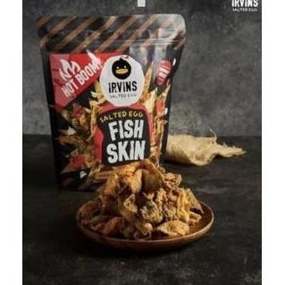 

irvins spicy salted egg fish skin chips 95 gr keripik kulit ikan rasa telur asin pedas