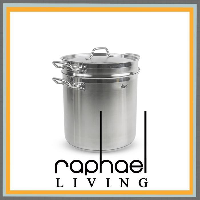 Double Boiler Pot Stainless / Premium Quality Pot / Panci Masak Rebus Original Dan Terpercaya