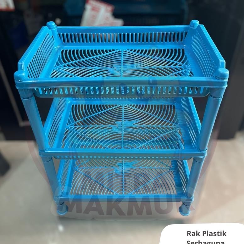 Sale Rak Piring Plastik Murah / Rak Display Jajanan / Rak Bumbu / Serbaguna Baru