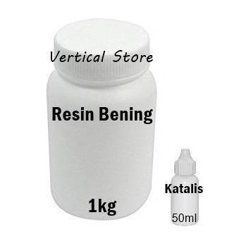 

Paket Lengkap Resin Fiber Bening 1Kg + Katalis 50Ml