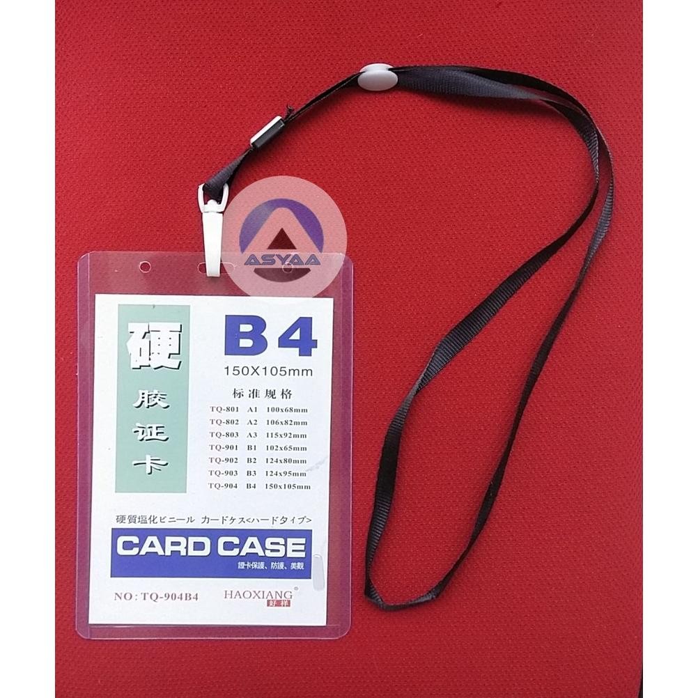 

Promo Paket tali id card siap pakai card case B4 dan Tali