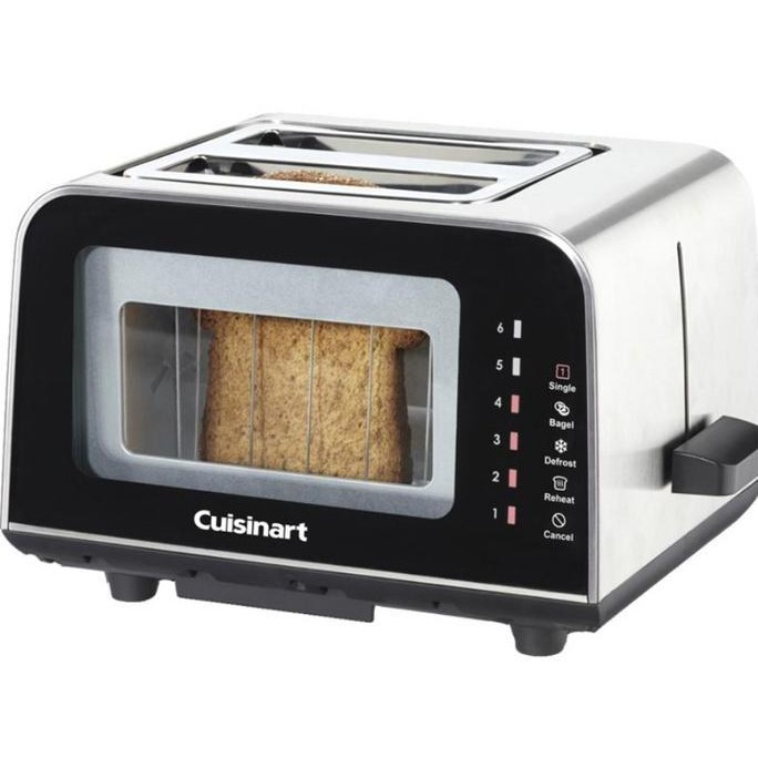 

Cuisinart CPT-3000HK ViewPro 2 Glass 2 Slice Toaster 1200W