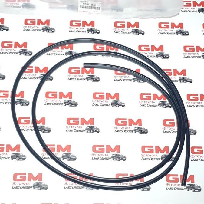 karet kaca depan hiace commuter list kaca ori orisinil 75531-26