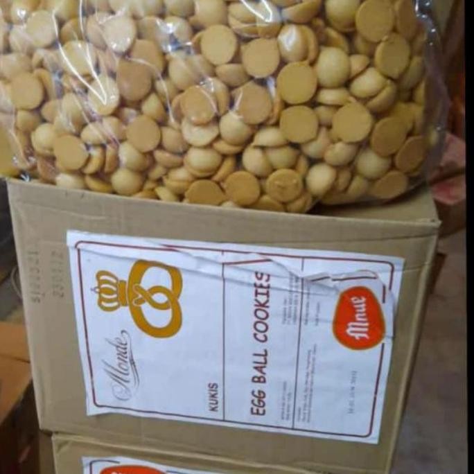 

Egg Ball Egg Drops Monde Nissin Murah Kiloan Snack Camilan Cemilan Makanan Ringan Enak Kue Kering