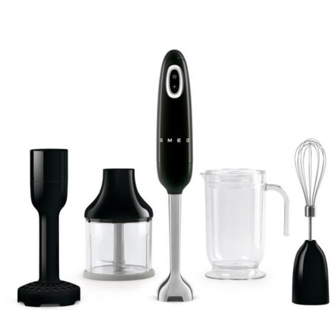 

Smeg 700W 50'S Retro Style Aesthetic Single Hand Blender HBF02 (Black)