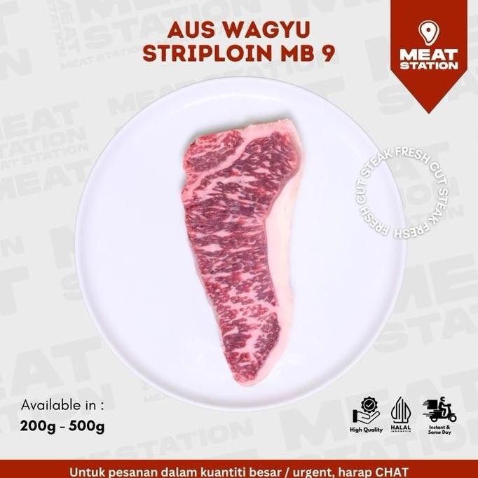 

Aus Wagyu Striploin Mb 9 / Beef Steak / Beef Import