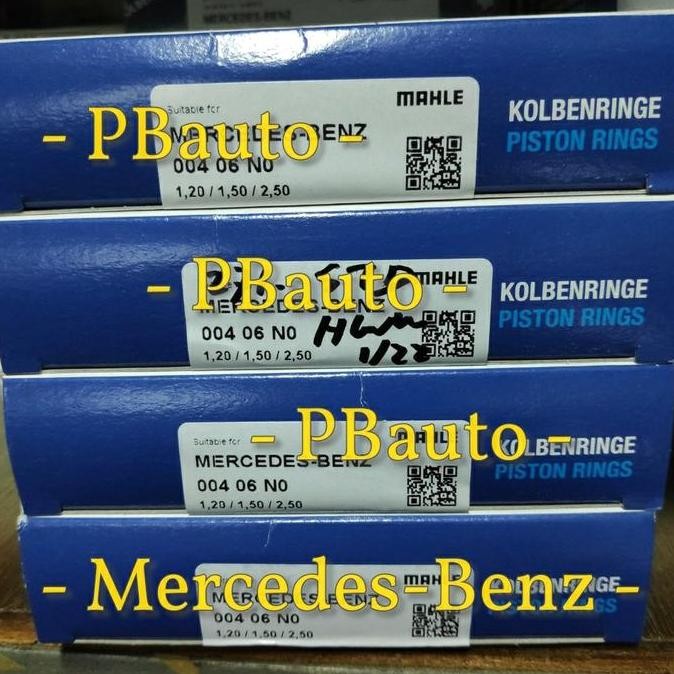 Ring Seher m271 Kompressor STD Merk Mahle / Seker Piston Mercy Mesin