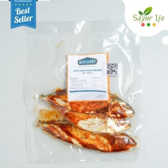 

KANASIN Ikan Asin Peda Merah -/+ 150-200 Gram / Pack Frozen Seafood Salted Fish HALAL