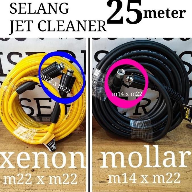 Selang Jet Cleaner High Pressure Washer Hose 25M Mollar 25 Meter