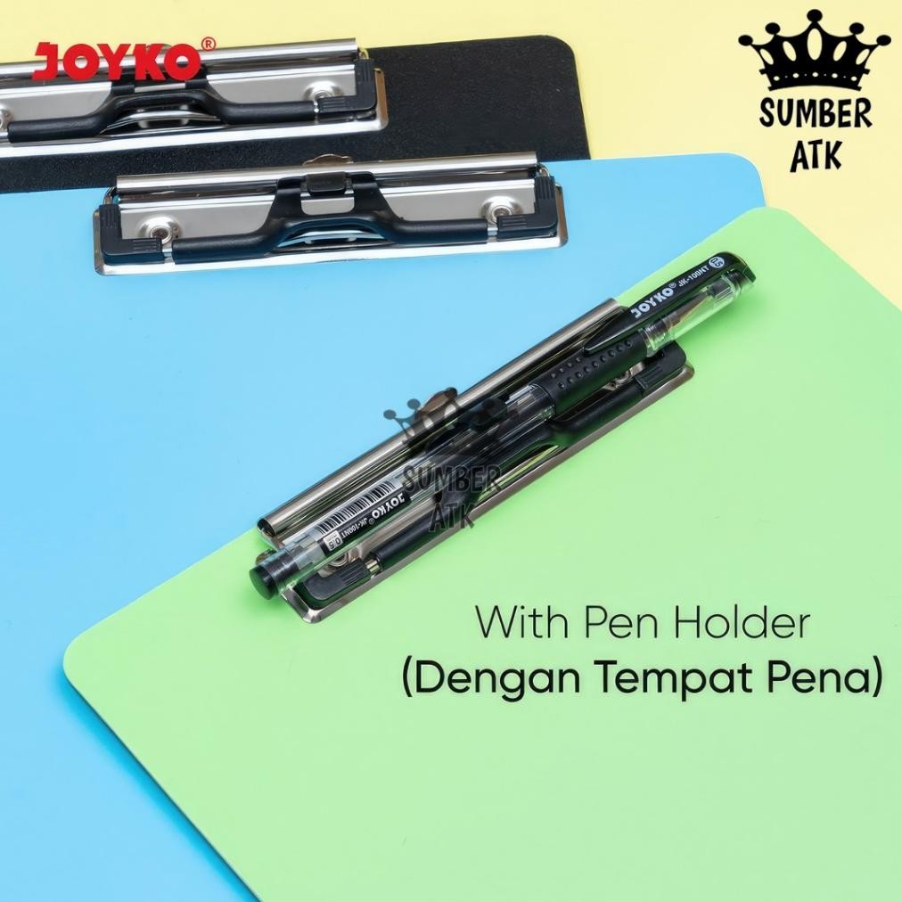 

Clipboard Papan Jalan Alas Ujian Joyko CLB-67~68 CLB-68 A4 F4