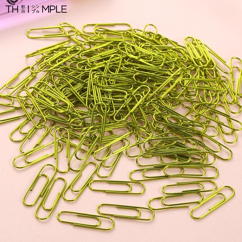

Klip Kertas/Paper Clip Warna Metalic/Penjepppit Kertas/Amplop Aesthetic-THIMPLE