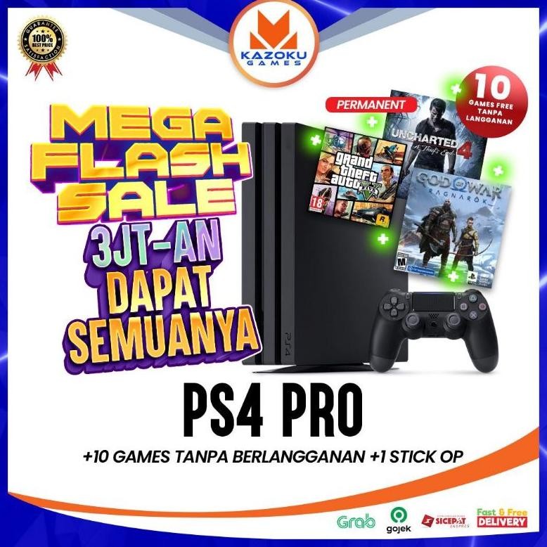 NEW PS4 PRO FREE FULL GAME 10 PERMANEN FW ORIGINAL 4K [terbaik][terlaris]