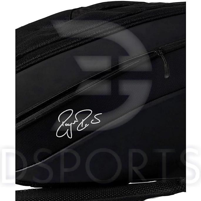 Wilson Roger Federer DNA Black RF R 12 Pack ( Tennis Bag Tas Tenis )