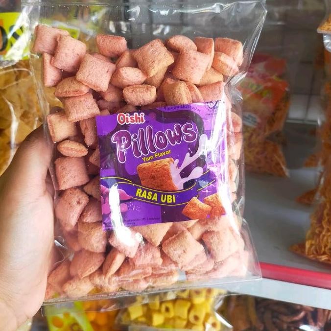 

Pillows Oishi Rasa Ubi/Coklat 200Gr - Snack Makanan Cemilan Manis - Food, Susu, Cokelat, Snack , Chocolate