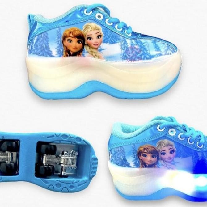 Sepatu Roda Anak Laki Laki Roda 4 Led