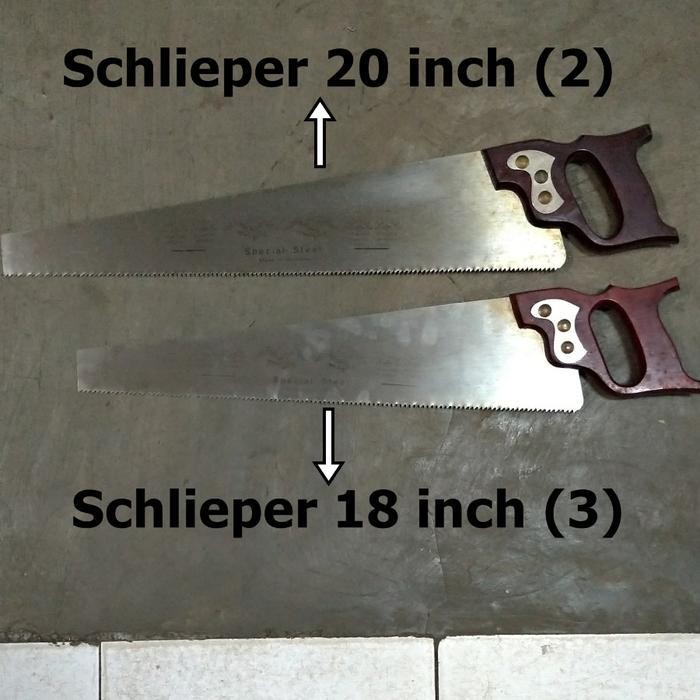 Gergaji Schlieper 18" 20" Gergaji Kayu Cap Mata Jadul Lawas 18 20 Inch Original Dan Terpercaya