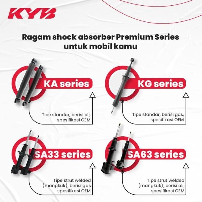 Kayaba / Kyb Premium Shockbreaker Mobil Honda Mobilio Depan