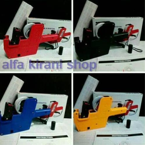 

PAKET ALAT CETAK LABEL HARGA (PRICE LABELLER) + 10 ISI KERTAS HARGANYA ORIGINAL DAN TERPERCAYA