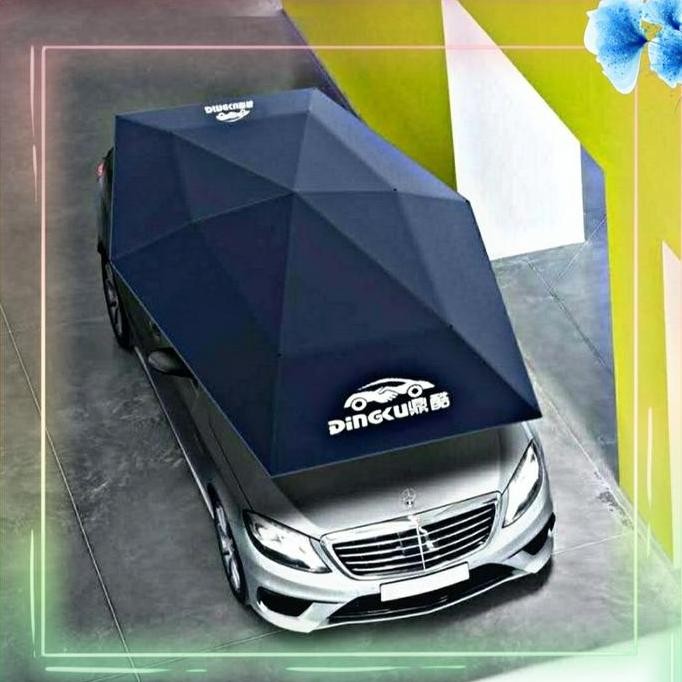 Payung Mobil Portable Manual Anti UV Proteksi Panas Hujan Penutup Atap Mobil